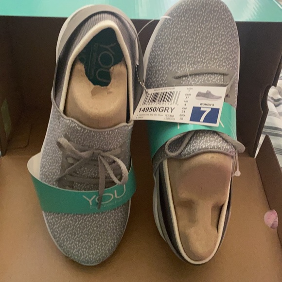 You by Skechers Grey Shoes - Picture 2 of 5